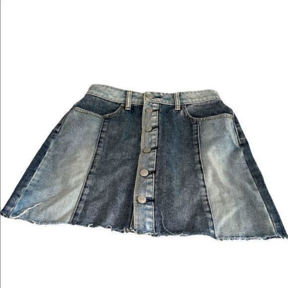 PacSun button up denim skirt 26​ - Picture 2 of 7
